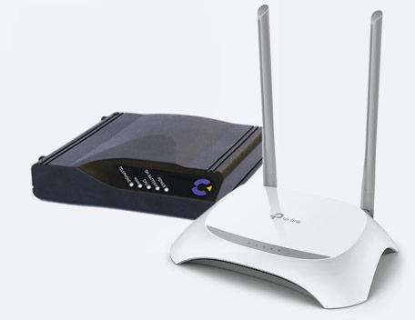 Комплект Calix 716GE-I ONT и TP-Link TL-WR850N V2.0